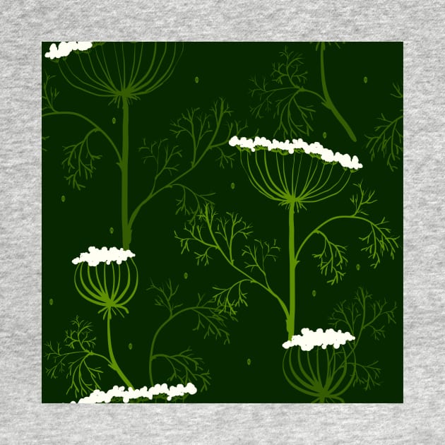 Elegance Seamless pattern with flowers by Olga Berlet